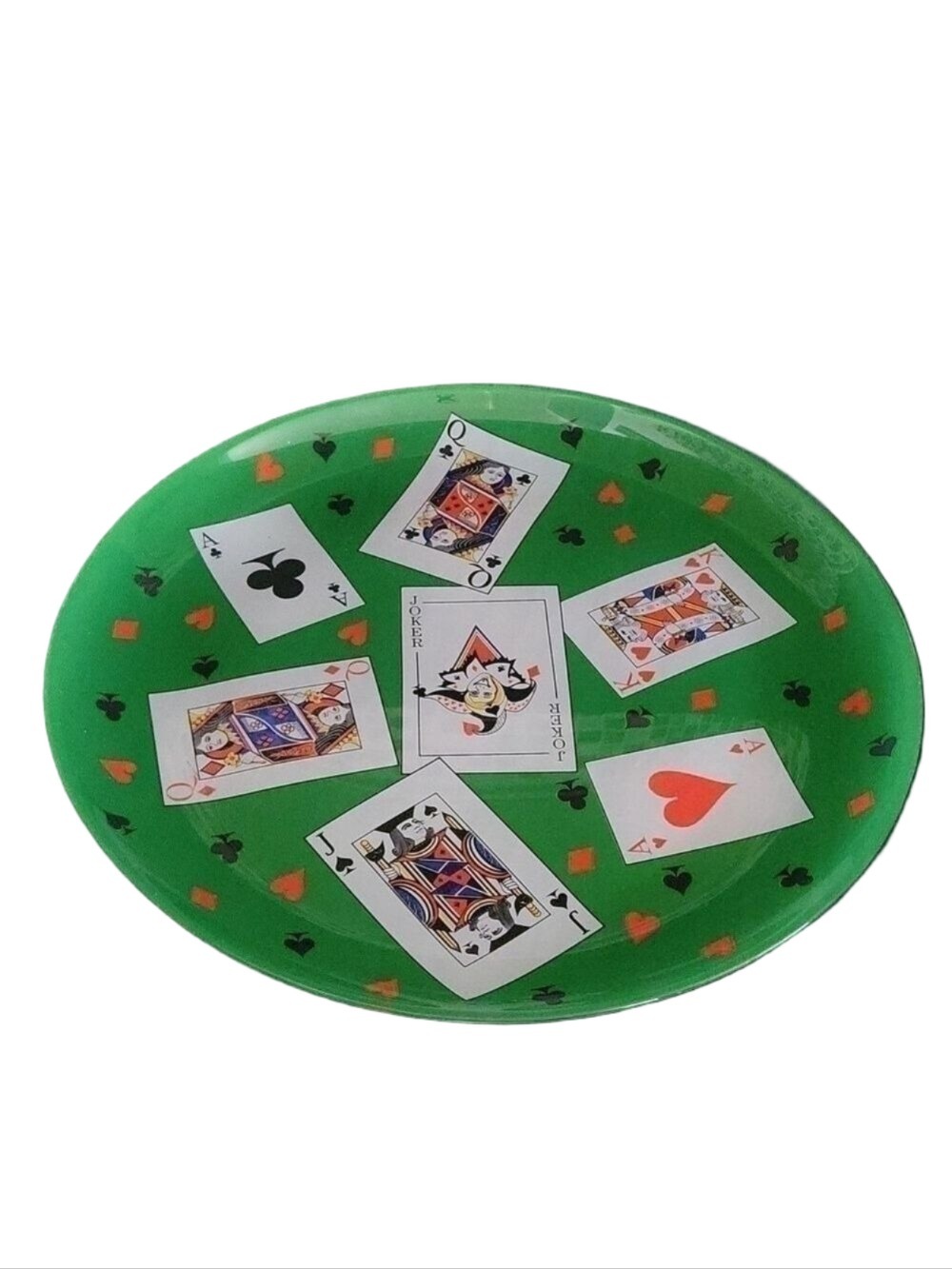 Cary Collection - Retro Glass Boys Night Las Vegas Style Tray/Plate